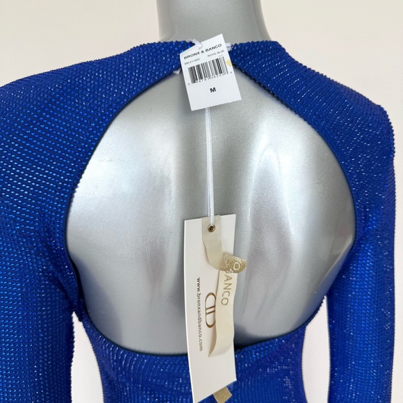 NWT!!! Bronx and Banco Margaux Diamante Gown size 6 US Authentic - Picture 7 of 13